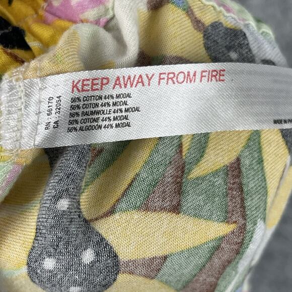 Anthropologie Marcos Navarro Flannel Sleep PJ Pants Womens Small Lounge Artsy - Picture 13 of 14